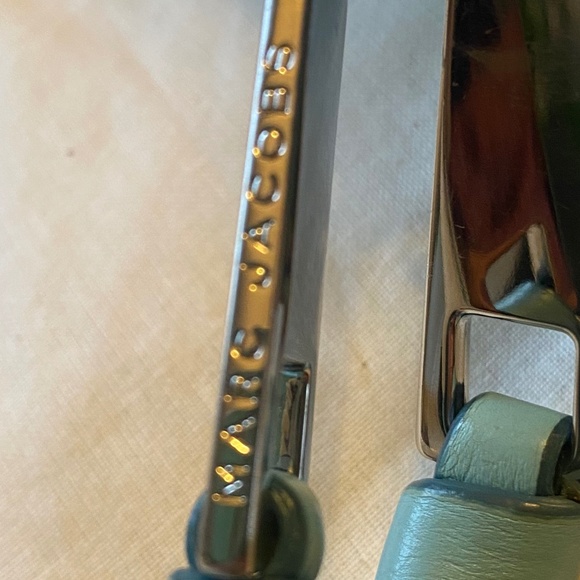 MARC JACOBS Tiffany Blue Recruit Bauleto Leather Satchel Bag - Picture 8 of 9